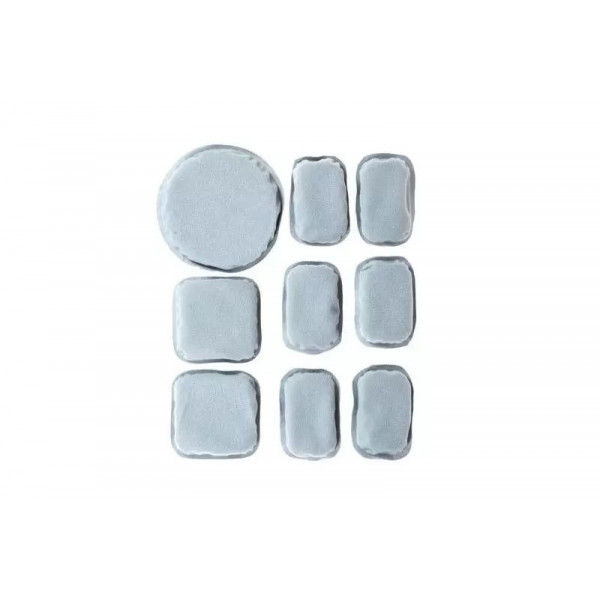 Helmet protective pads - grey